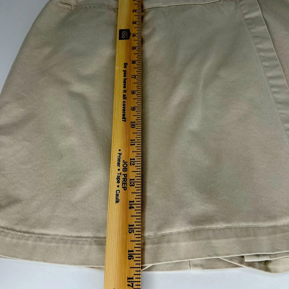 Tommy Hilfiger Khaki Beige Skort with Subtle Pink Trim